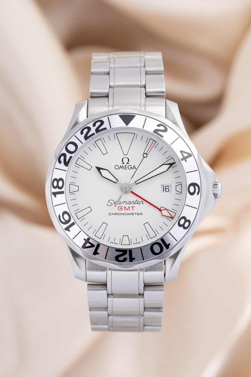 omega Seamaster Diver 300 M "Great White'' Automatik 25382000 - Thumbnail