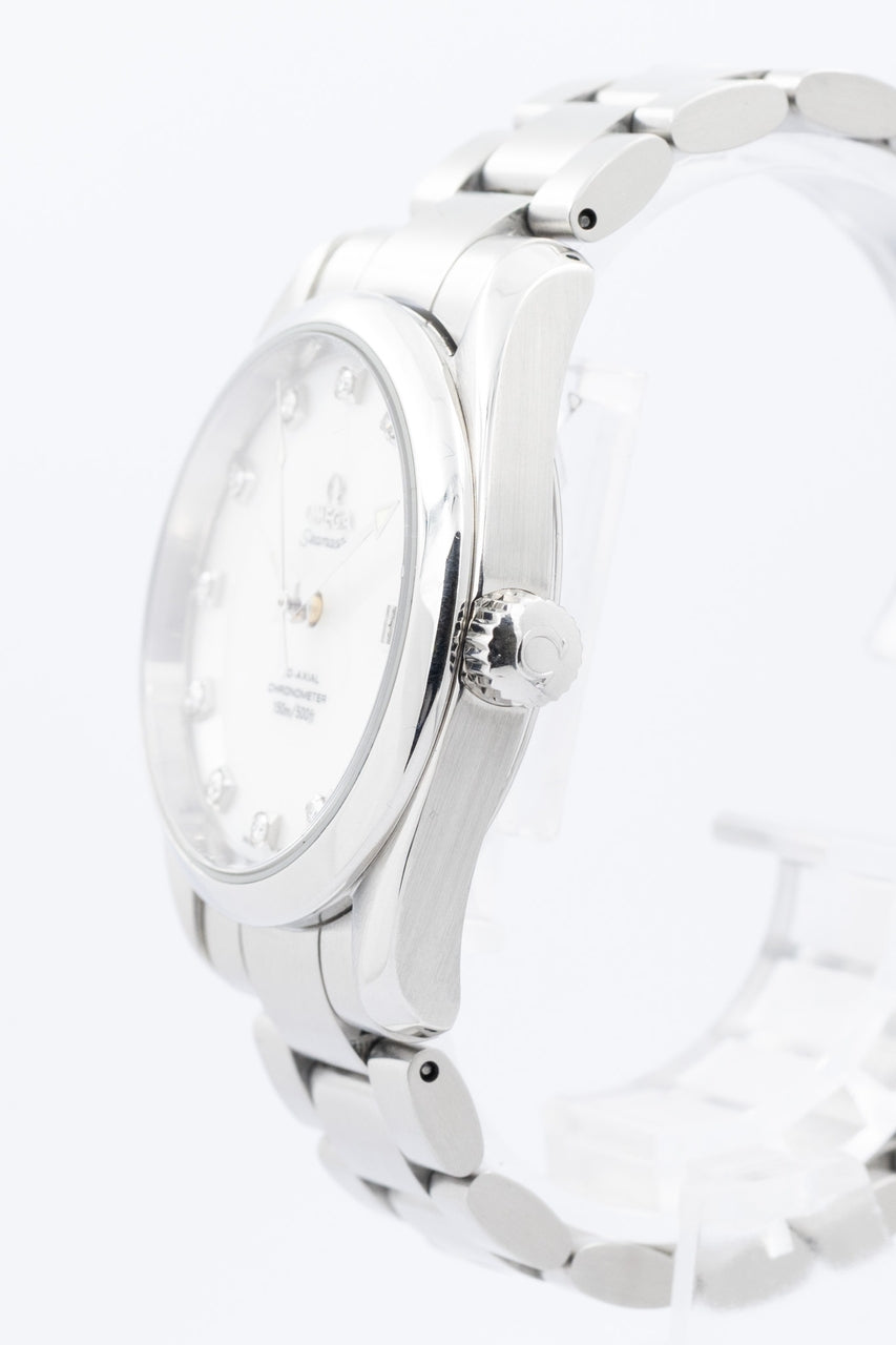 Omega Seamaster Aqua Terra " Perlmutt Diamond Dial" 36mm Automatik 25047500 - Detailansicht 2