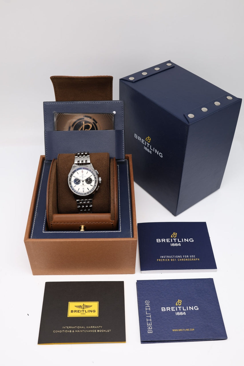 Breitling Premier B01 Chronograph 42mm Automatik AB0118 - Papiere und oder Lieferumfang