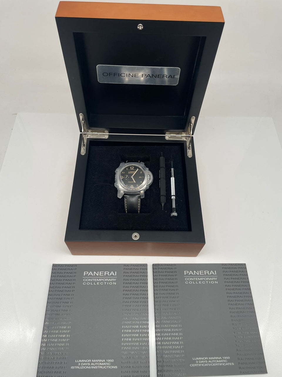 Panerai Luminor Marina 1950 3 Days Automatik PAM00359 - Papiere und oder Lieferumfang