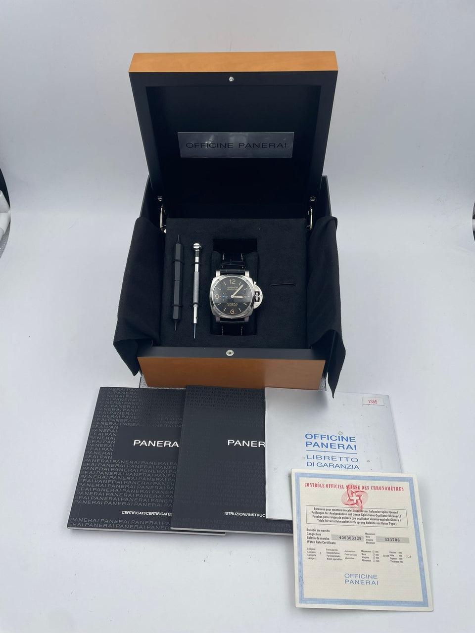 Panerai Luminor Marina 1950 3 Days 44mm Automatik  PAM01312 - Papers and documentation