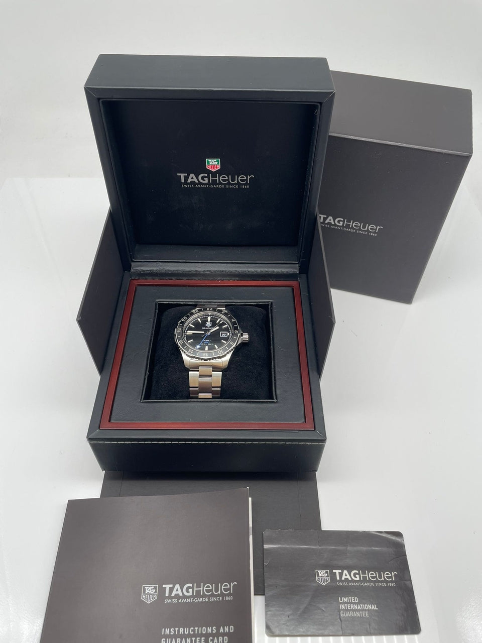 Tag Heuer Aquaracer 500M GMT 41mm Automatik WAK211A.BA0830 - Papiere und oder Lieferumfang