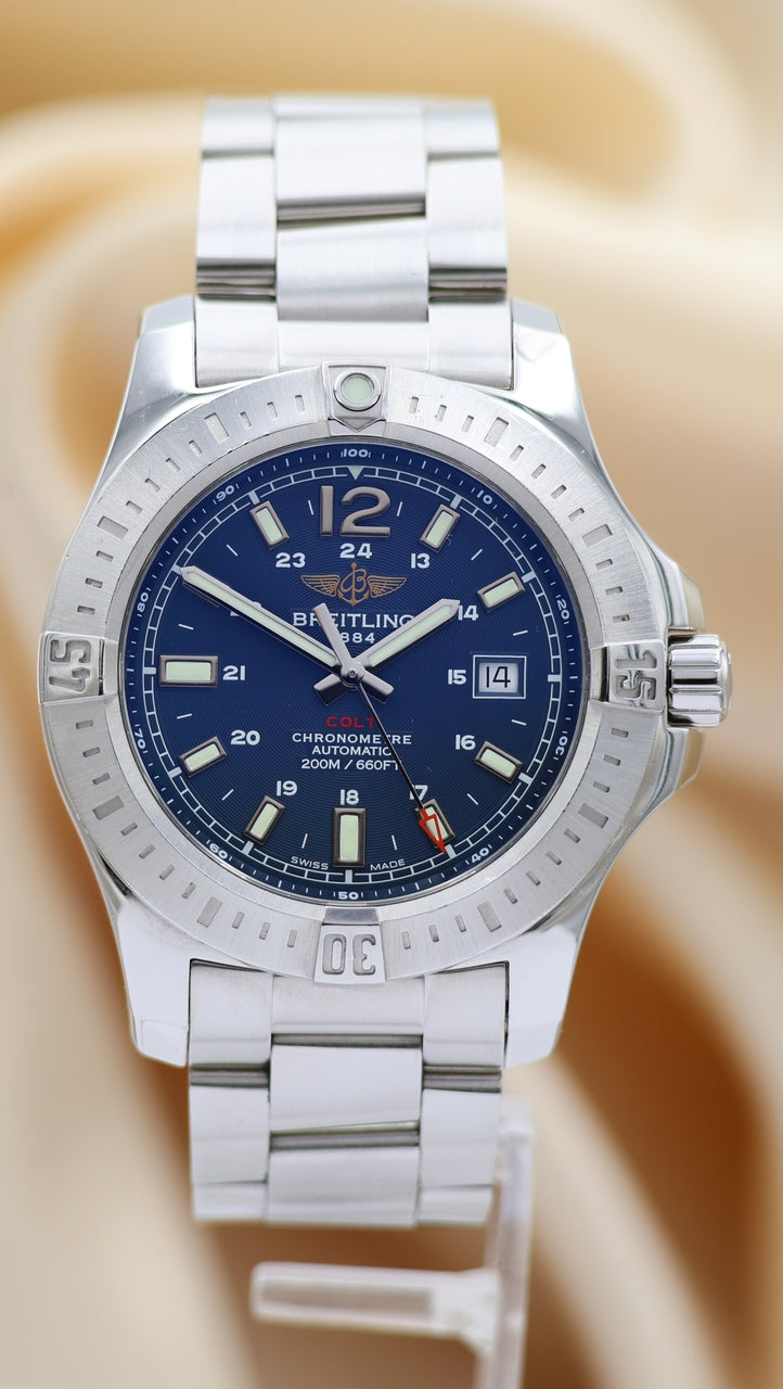 Breitling Colt 44mm Automatik  A17388 Box + og. Papiere