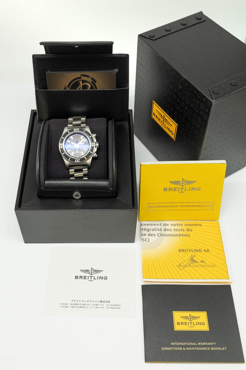 Breitling Superocean Chronograph II Automatik 44mm A13341 - Papiere und oder Lieferumfang