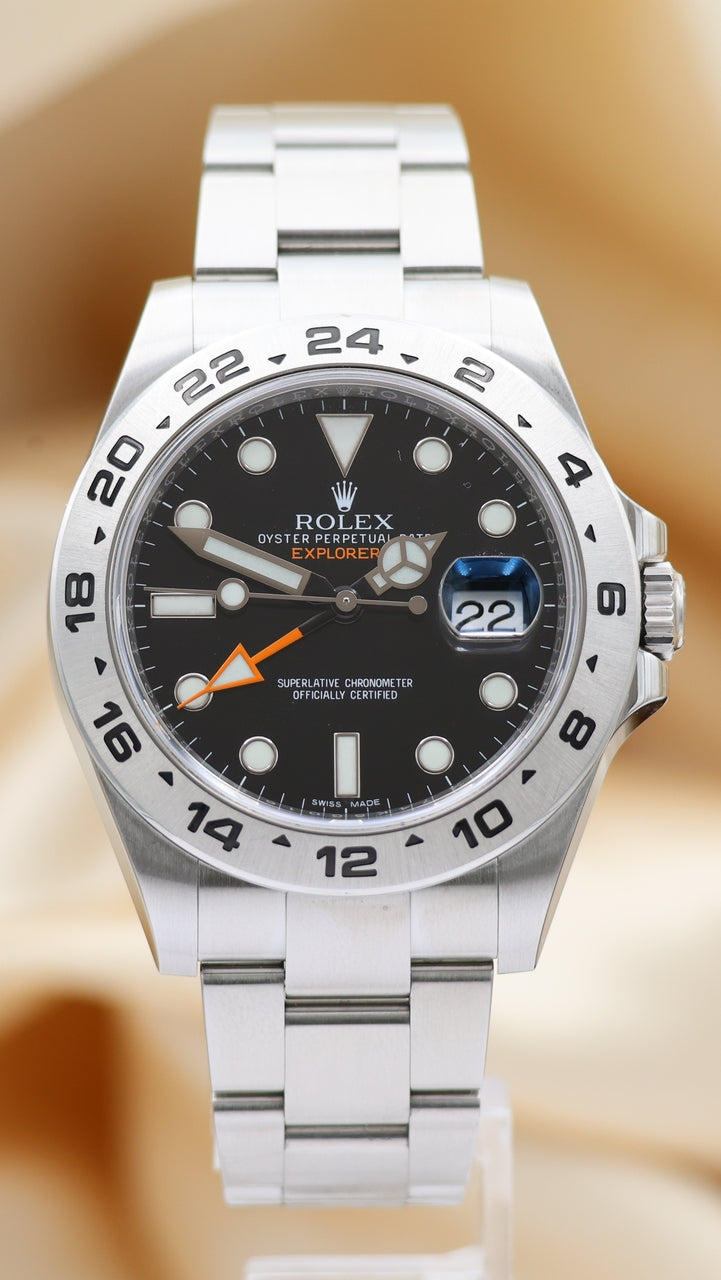 Rolex Explorer II 42mm Automatik Herrenuhr	 216570 Box + og. Papiere