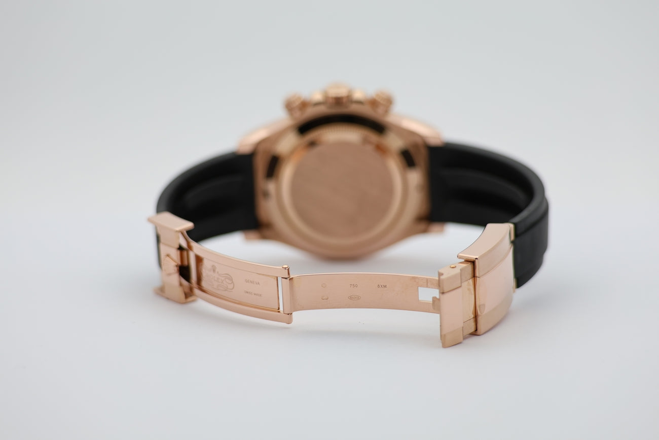 Rolex Daytona Roségold Sundust Baguette Dial 40mm 116515 - Detailansicht 6