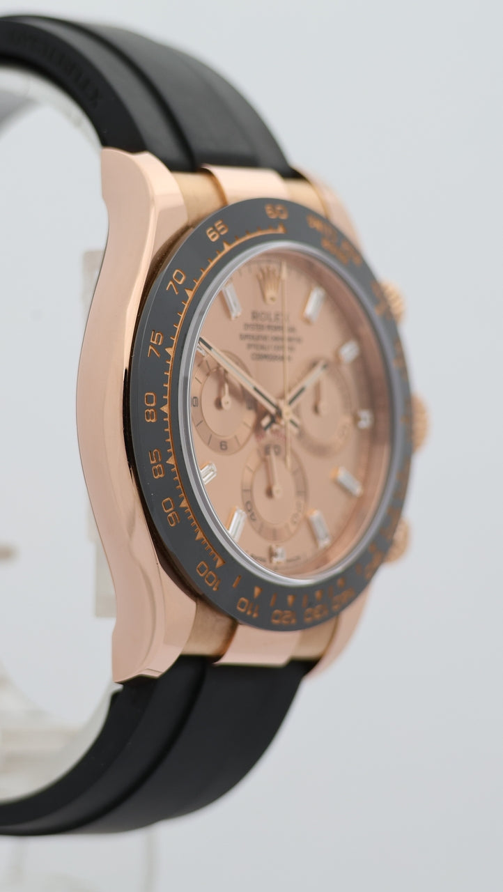 Rolex Daytona Roségold Sundust Baguette Dial 40mm 116515 - Detailansicht 8