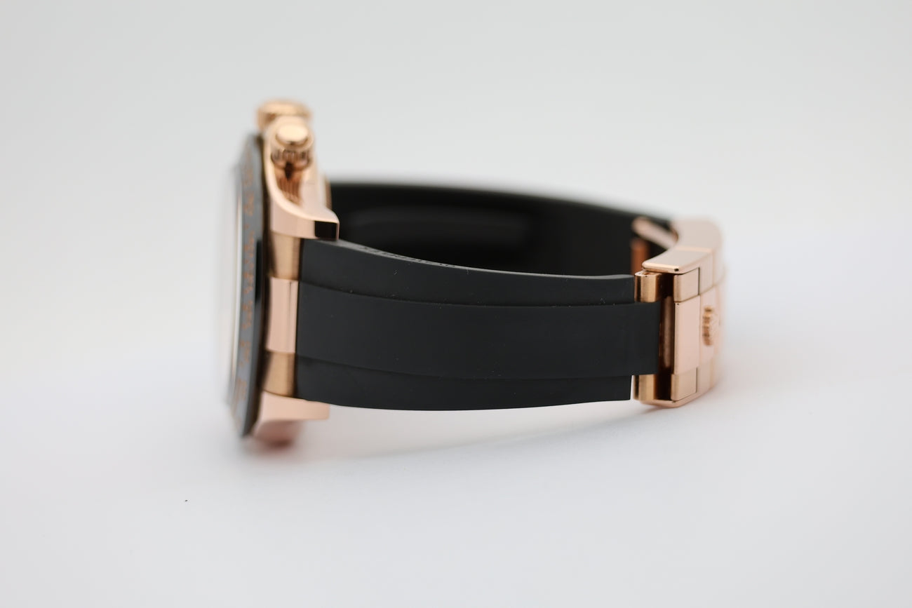 Rolex Daytona Roségold Sundust Baguette Dial 40mm 116515 - Detailansicht 3