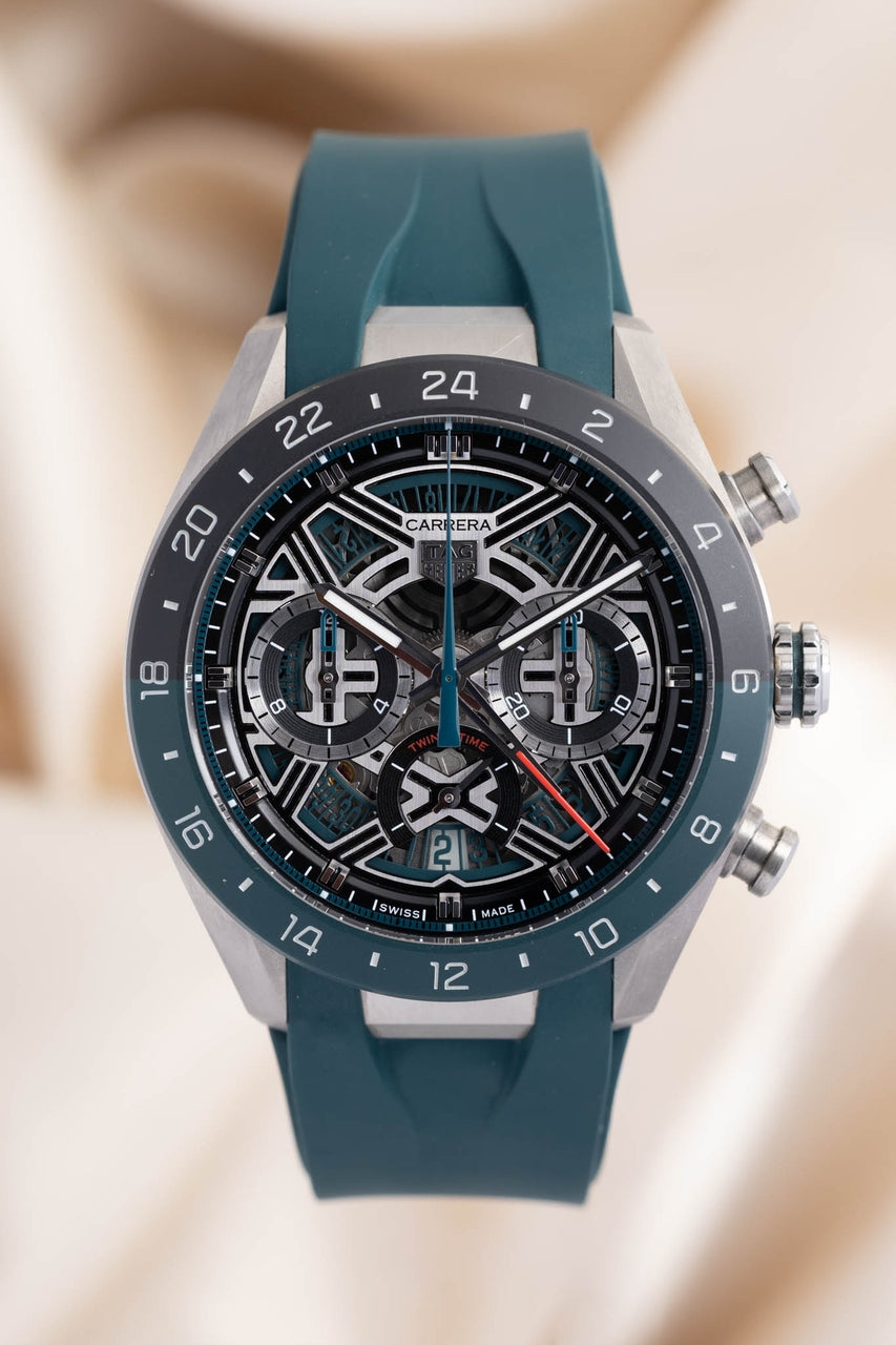 Tag Heuer Carrera Chronograph Extreme Sport Twin-Time Titan 44mm CBU2084.FT6297 - Thumbnail