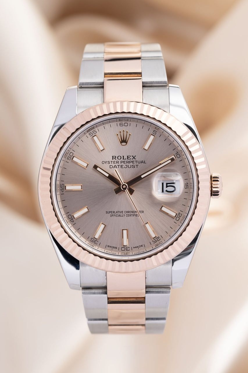 Rolex Datejust 41mm Roségold/Stahl Automatik 126331 - Thumbnail