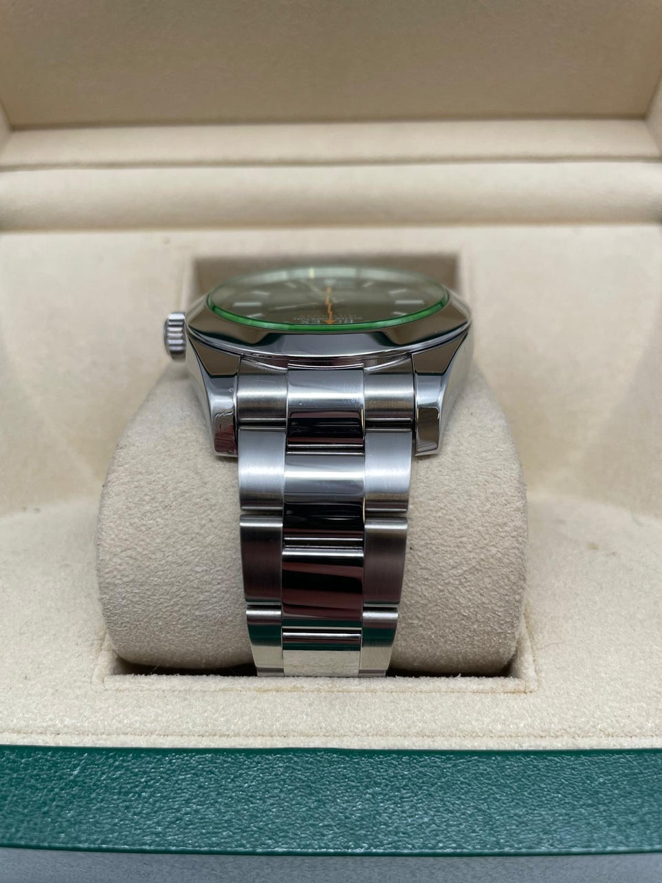 Rolex Milgauss 40mm Automatik 116400GV Box + og. Papiere