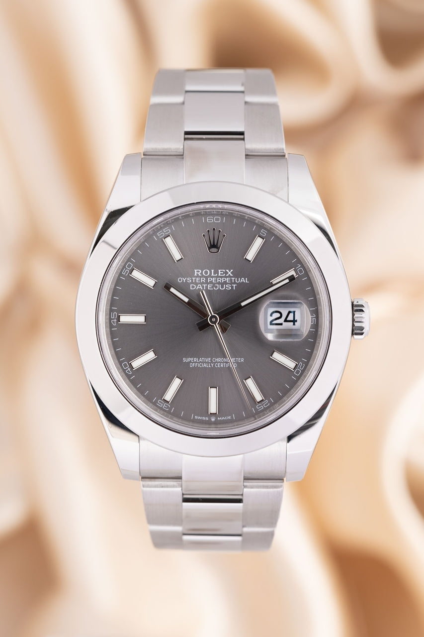 Rolex Datejust 41 Rhodium 126300 - Thumbnail
