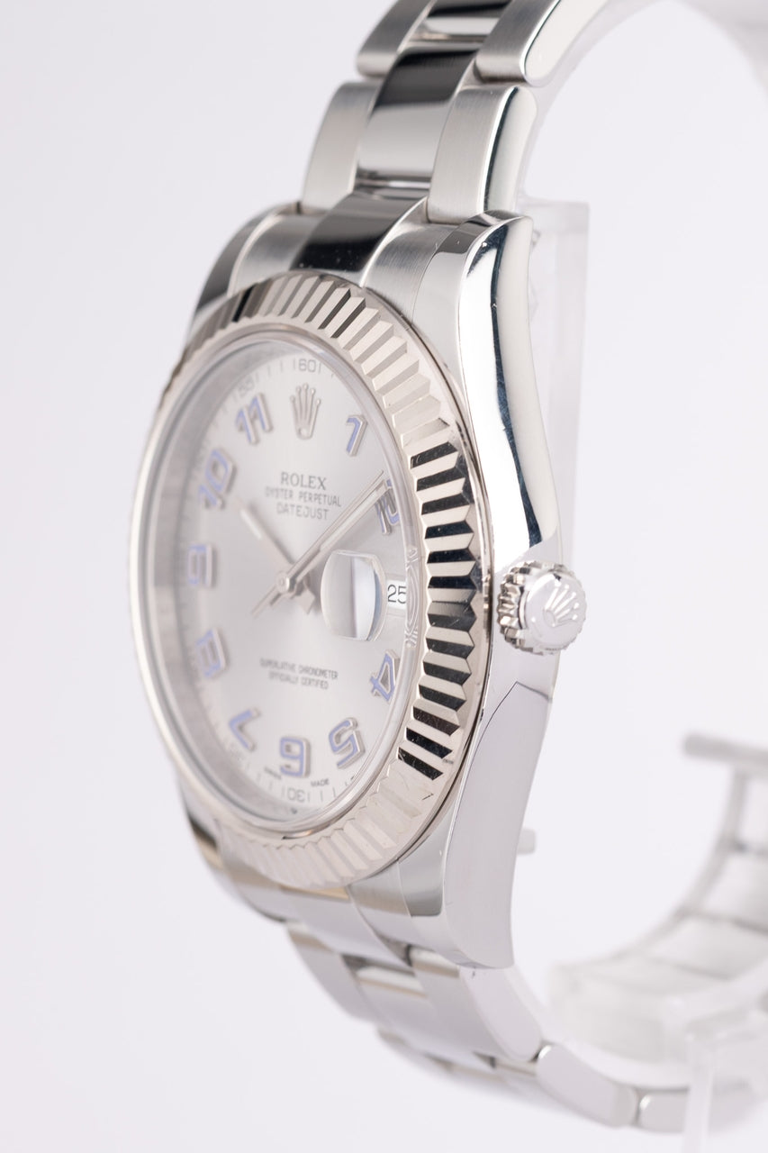 Rolex Datejust II 41mm Automatik Herrenuhr ,,Silver Dial" 116334 - Detailansicht 2