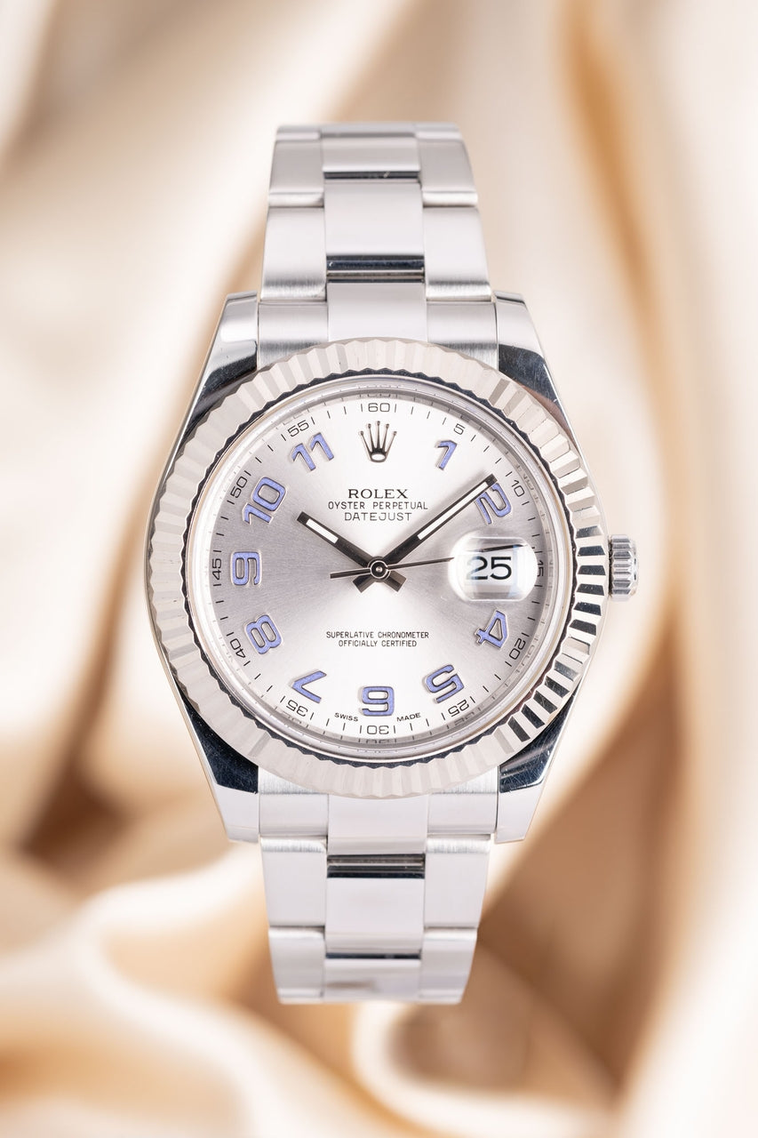 Rolex Datejust II 41mm Automatik Herrenuhr ,,Silver Dial" 116334 - Thumbnail