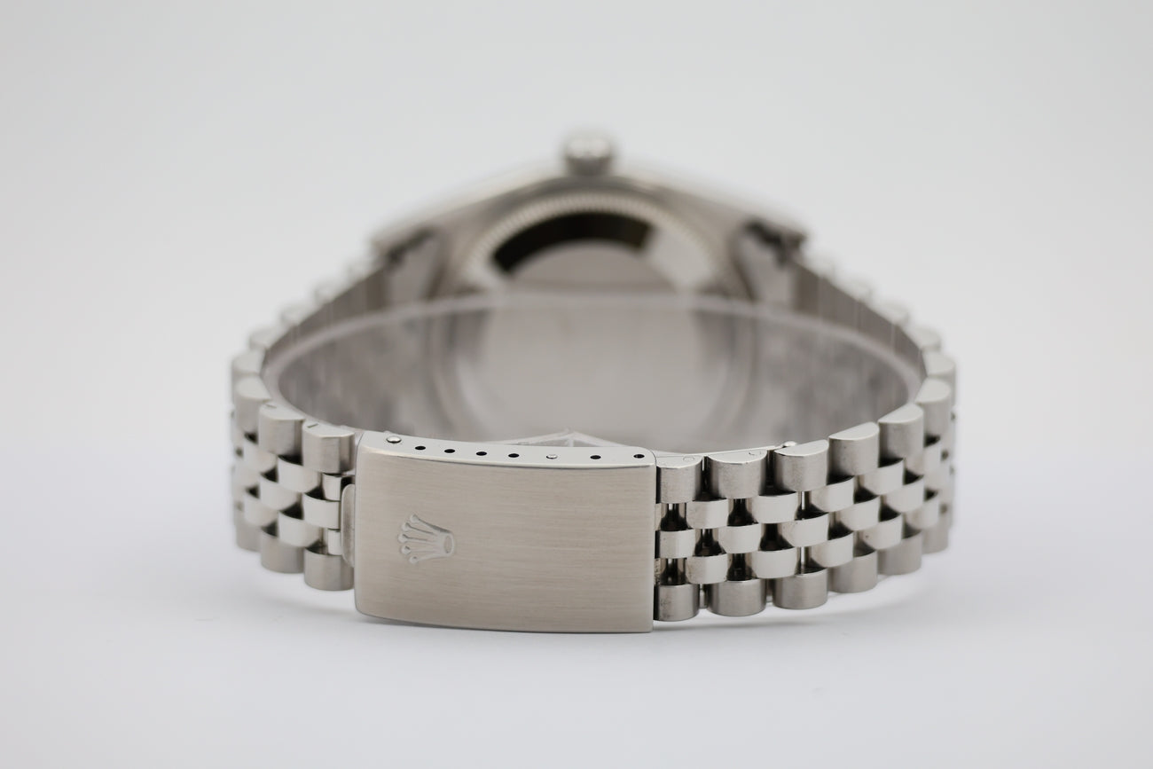 Rolex Datejust 36 Automatik Herrenuhr Weiß 16234 - Detailansicht 5