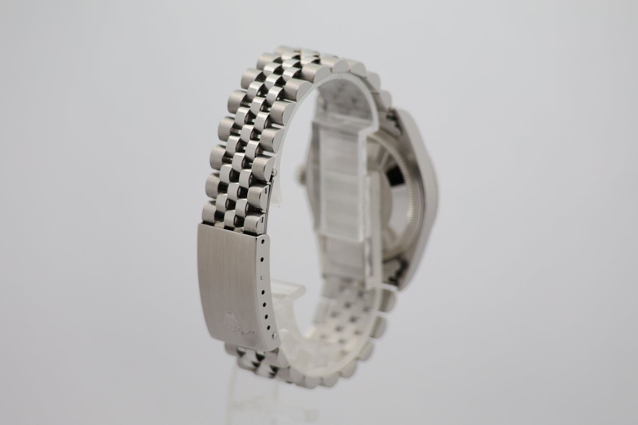 Rolex Datejust 36 Automatik Herrenuhr Weiß 16234 - Detailansicht 1