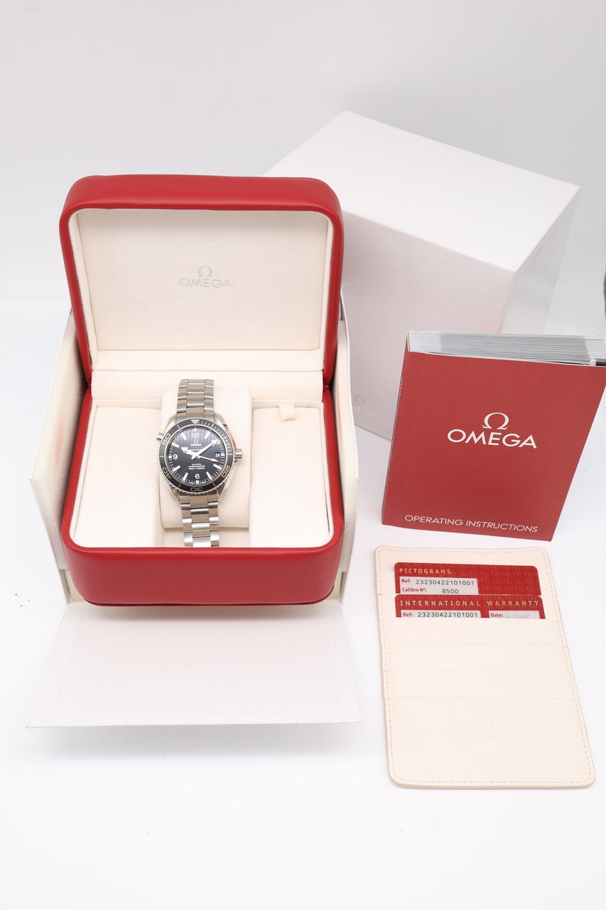 Omega Seamaster Planet Ocean Automatik Herrenuhr 42mm 23230422101001 - Papiere und oder Lieferumfang