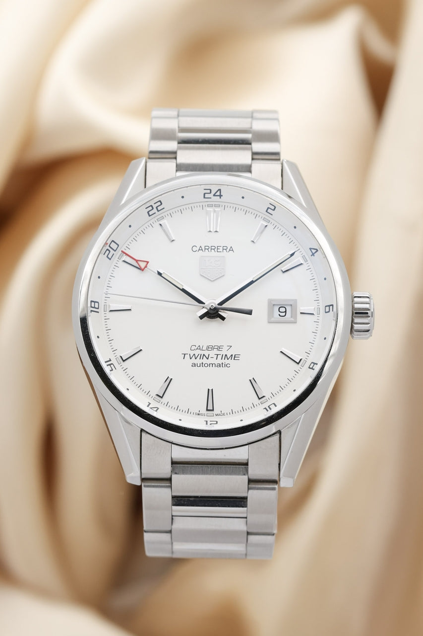 Tag Heuer Carrera Twin Time 41mm Automatik  WAR2011BA0723 - Thumbnail