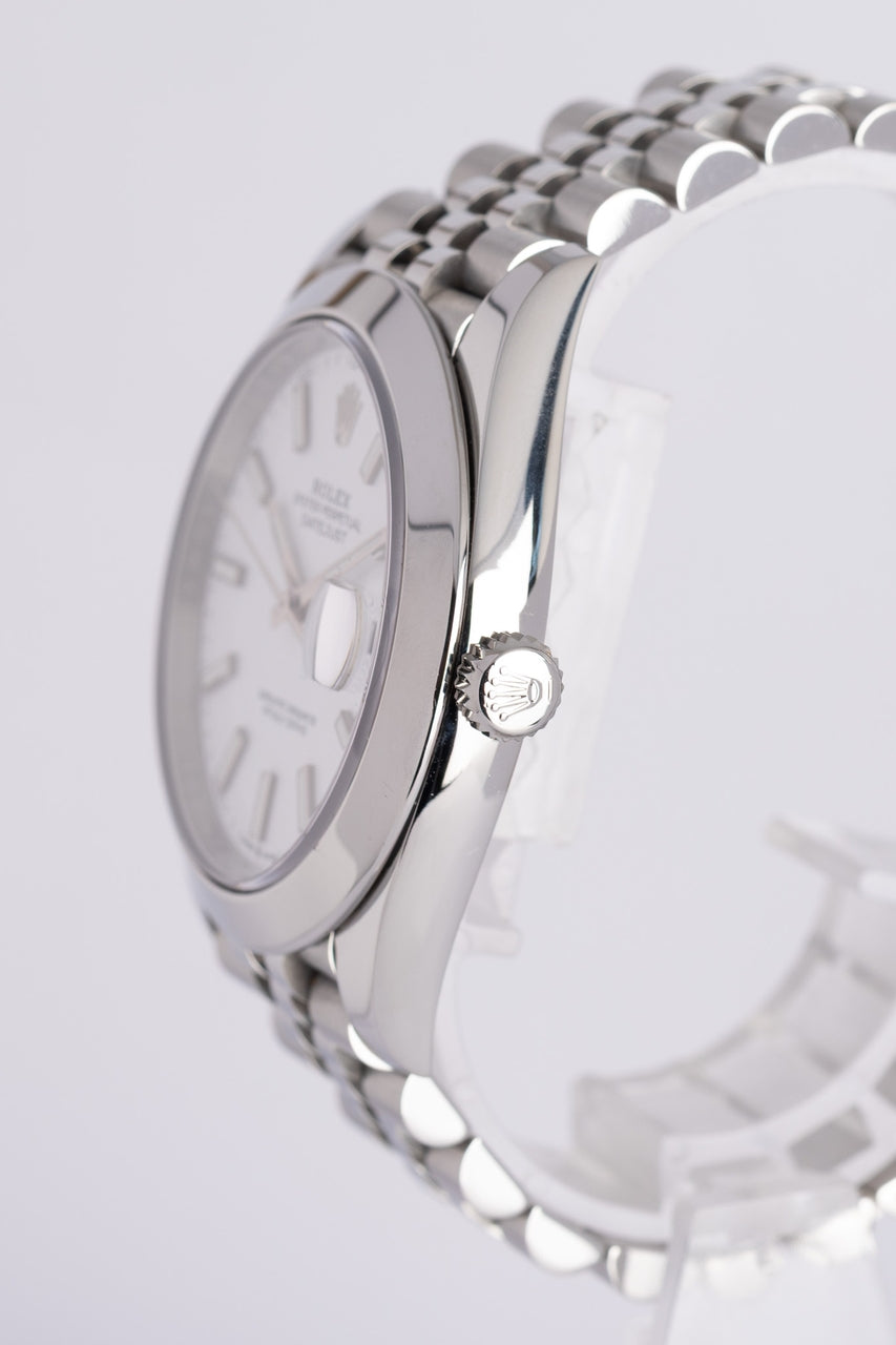 Rolex Datejust  Jubilee weiß Automatik Herrenuhr 41mm Weiß  126300 - Detailansicht 2