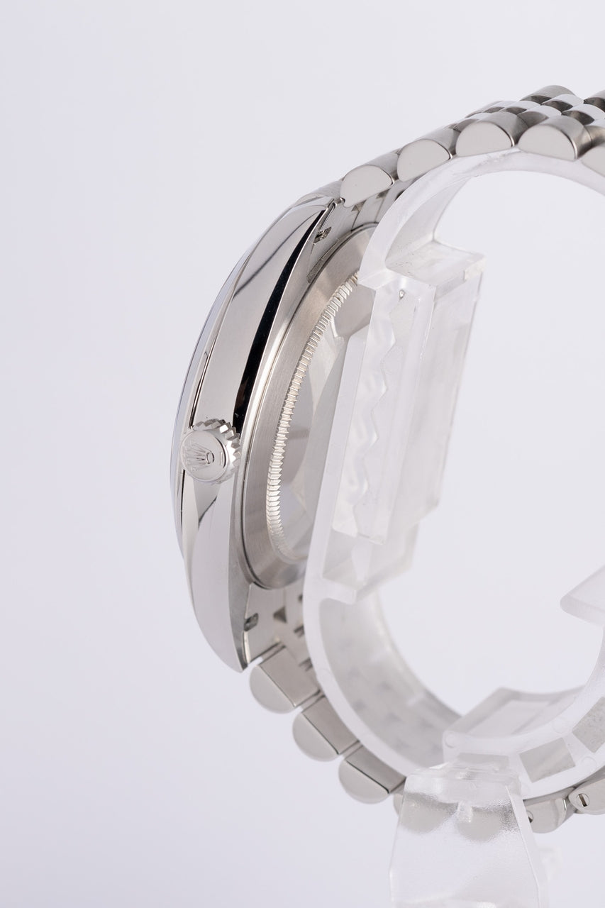 Rolex Datejust  Jubilee weiß Automatik Herrenuhr 41mm Weiß  126300 - Detailansicht 3