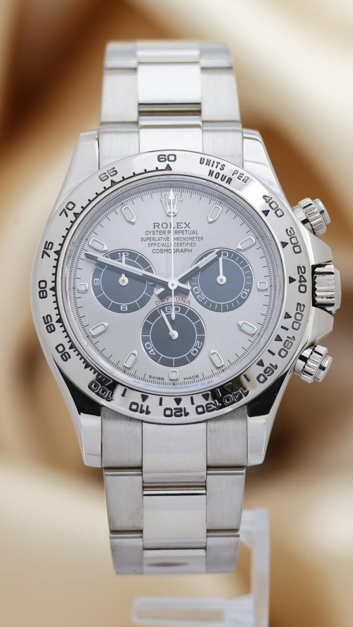 Rolex Cosmograph Daytona 40mm Automatik Weißgold 116509 - Thumbnail