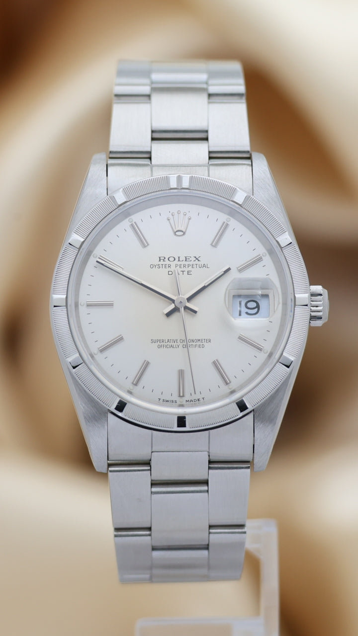 Rolex Oyster Perpetual Date 34mm Automatik  15210 - Thumbnail