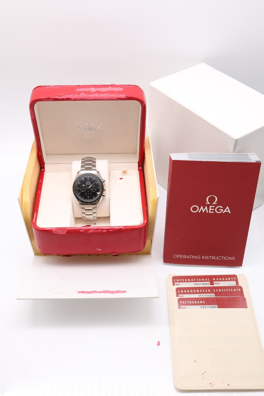 Omega Speedmaster Broad Arrow 42mm Automatik 35515000 - Papiere und oder Lieferumfang