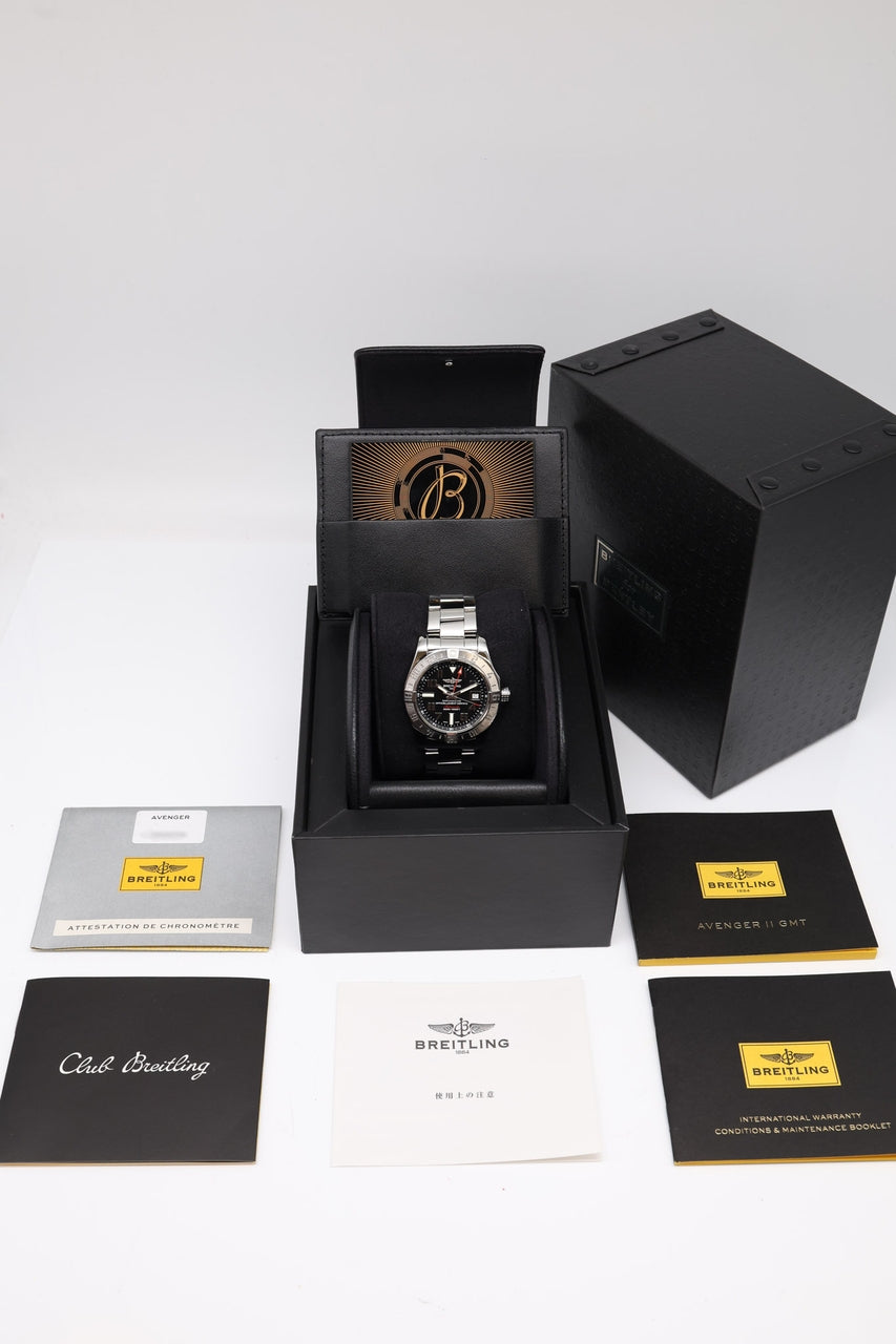 Breitling Avenger II 43mm Automatik A32390 - Papiere und oder Lieferumfang