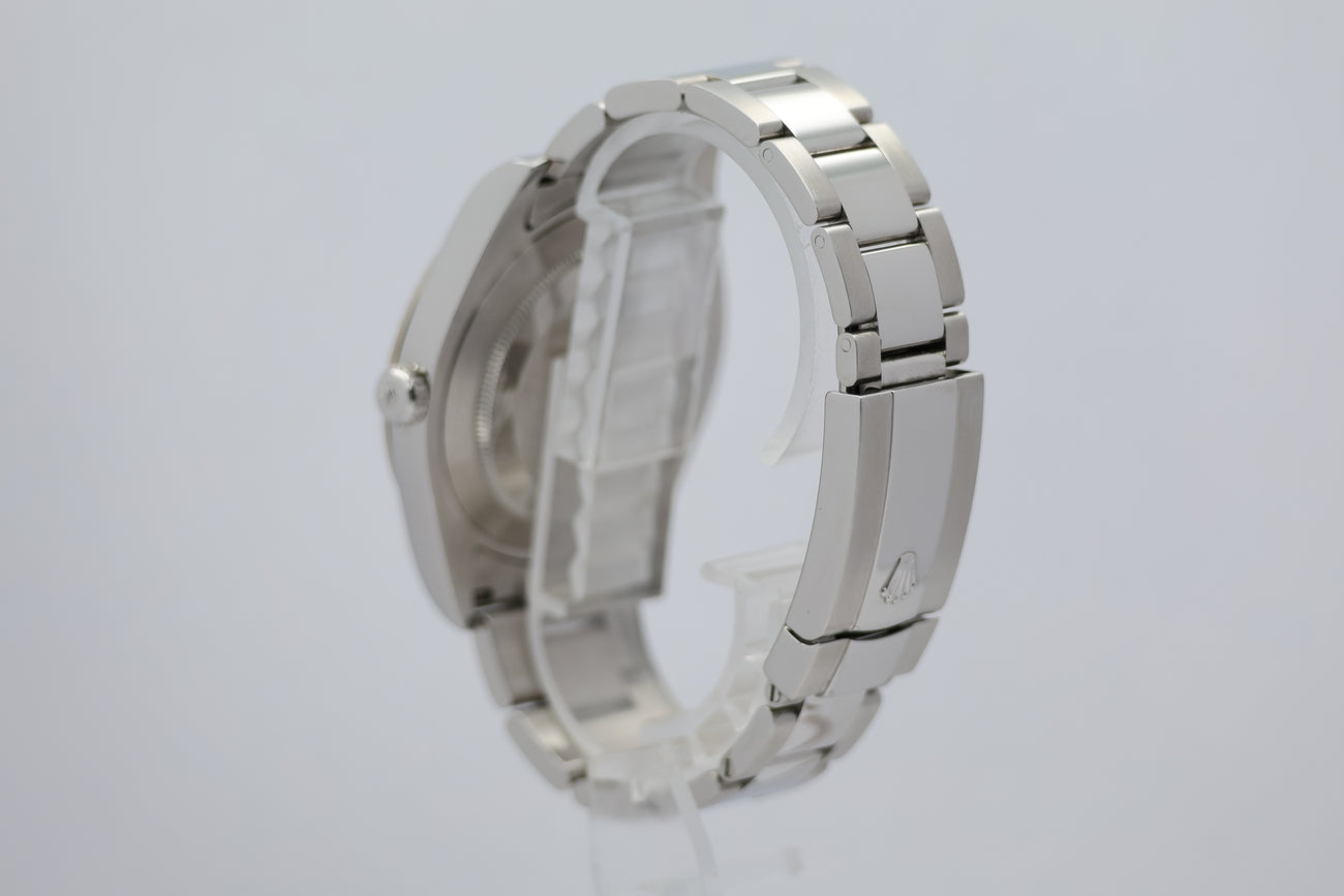Rolex Datejust II Automatik Herrenuhr Blau 116334 Box + og. Papiere