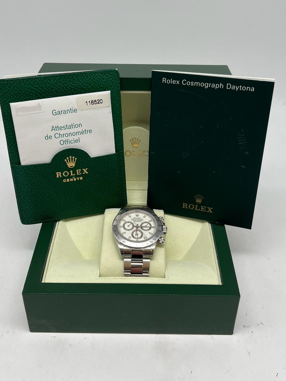 Rolex Oyster Perpetual Cosmograph Daytona Automatik 116520 - Papers and documentation