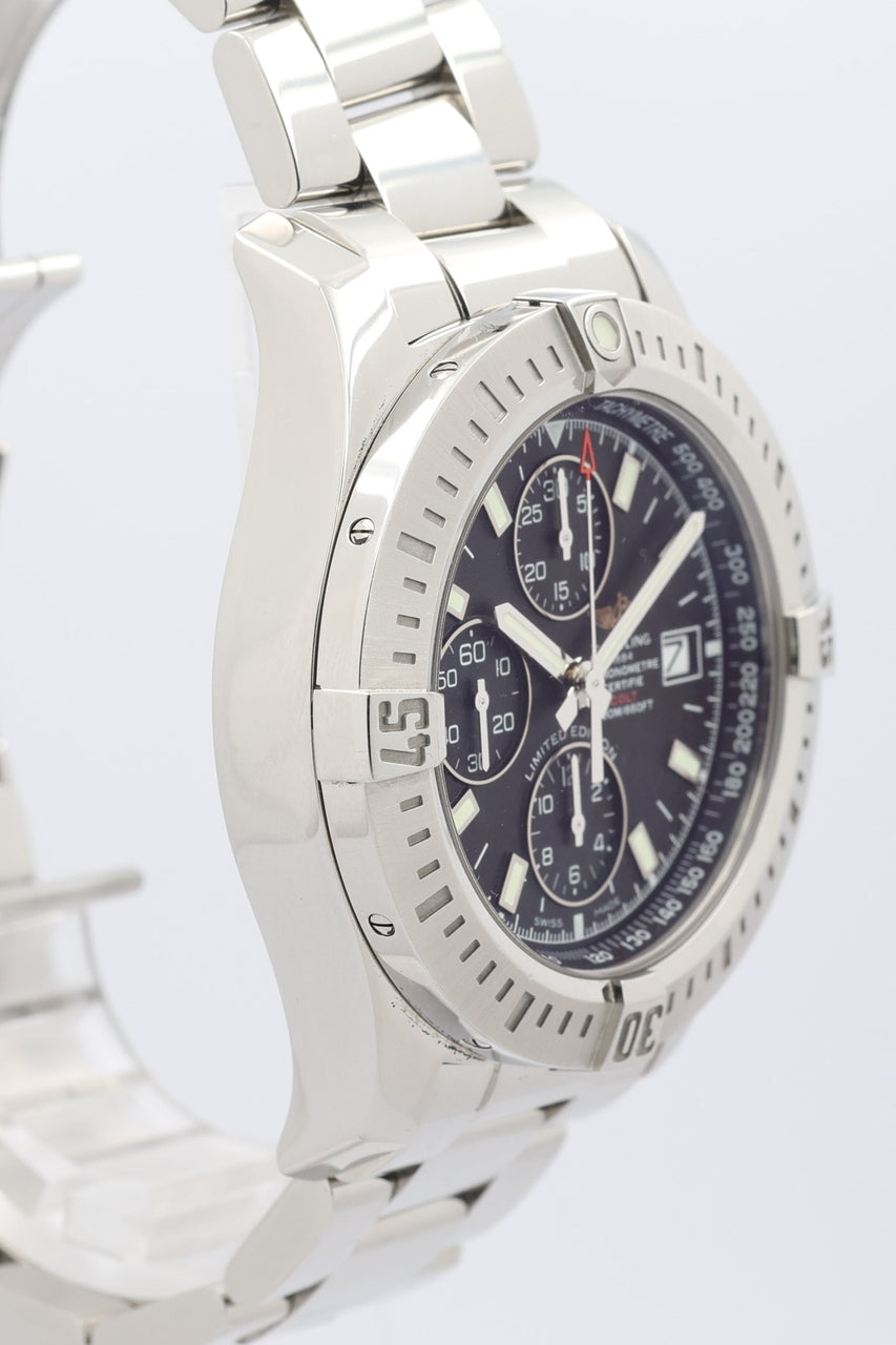 Breitling Colt Chronograph 44 Automatik Herrenuhr Schwarz A13388 - Detailansicht 2