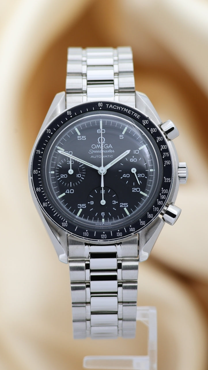 Omega Speedmaster Reduced 39mm Automatik Herrenuhr 35105000 - Thumbnail