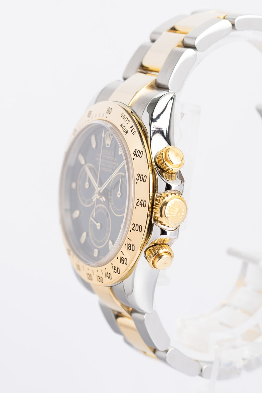 Rolex Daytona Gold/Stahl 40mm Automatik Schwarz 116523 - Detailansicht 2
