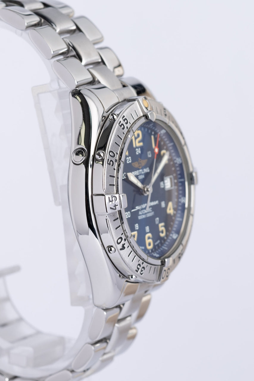 Breitling Superocean 41mm Automatik Blau A17040 - Detailansicht 1