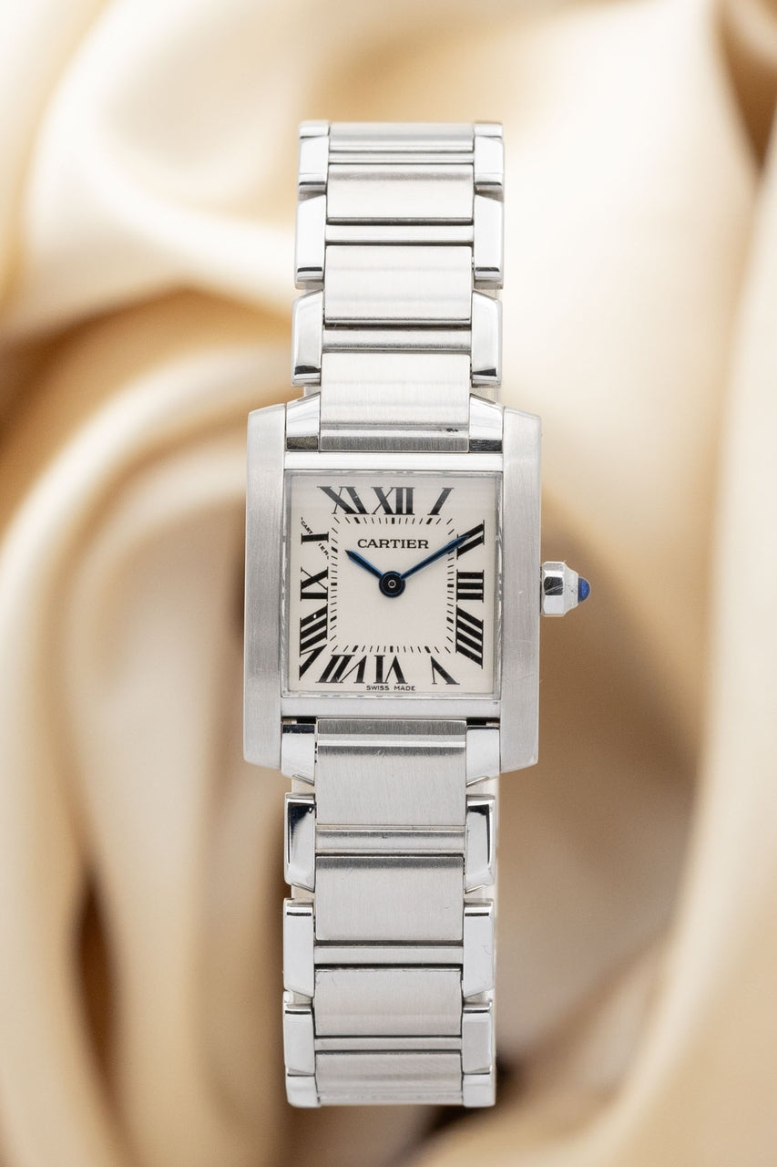 Cartier Tank Française 20mm Quarz W51008Q3 - Thumbnail