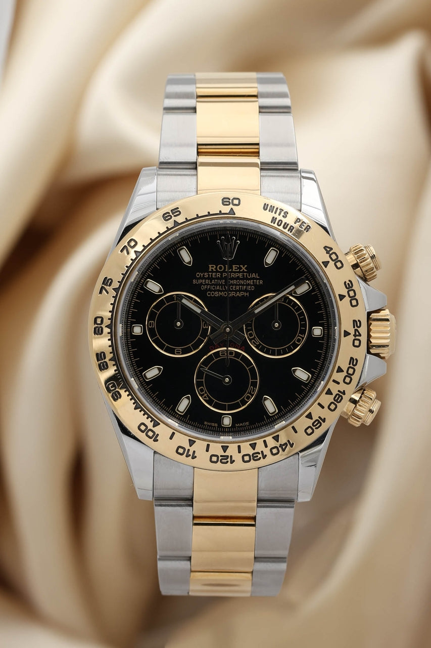 Rolex Daytona Stahl/Gold Automatik Schwarz 116503 - Thumbnail
