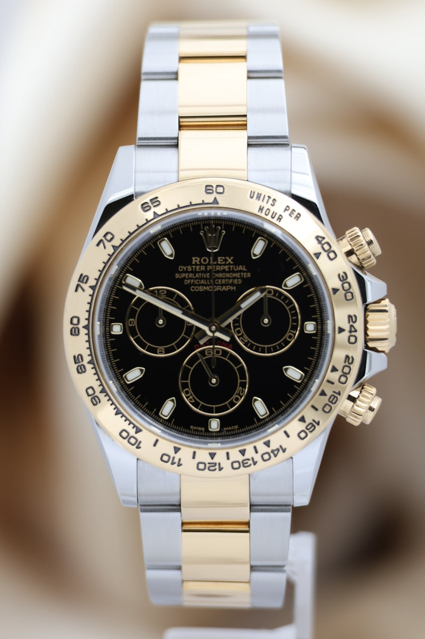 Rolex Daytona Stahl/Gold Automatik Schwarz 116503 - Thumbnail