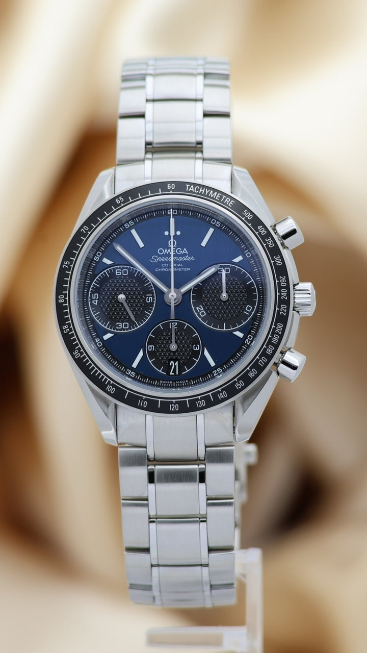 Omega Speedmaster Racing Automatik Herrenuhr Blau 32630405003001 - Thumbnail