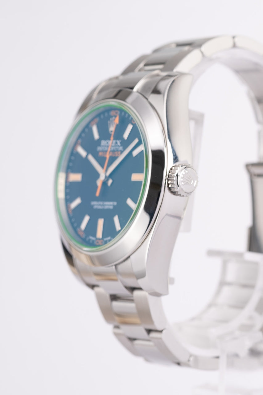 Rolex Milgauss Automatik Herrenuhr Schwarz None 116400GV - Detailansicht 2