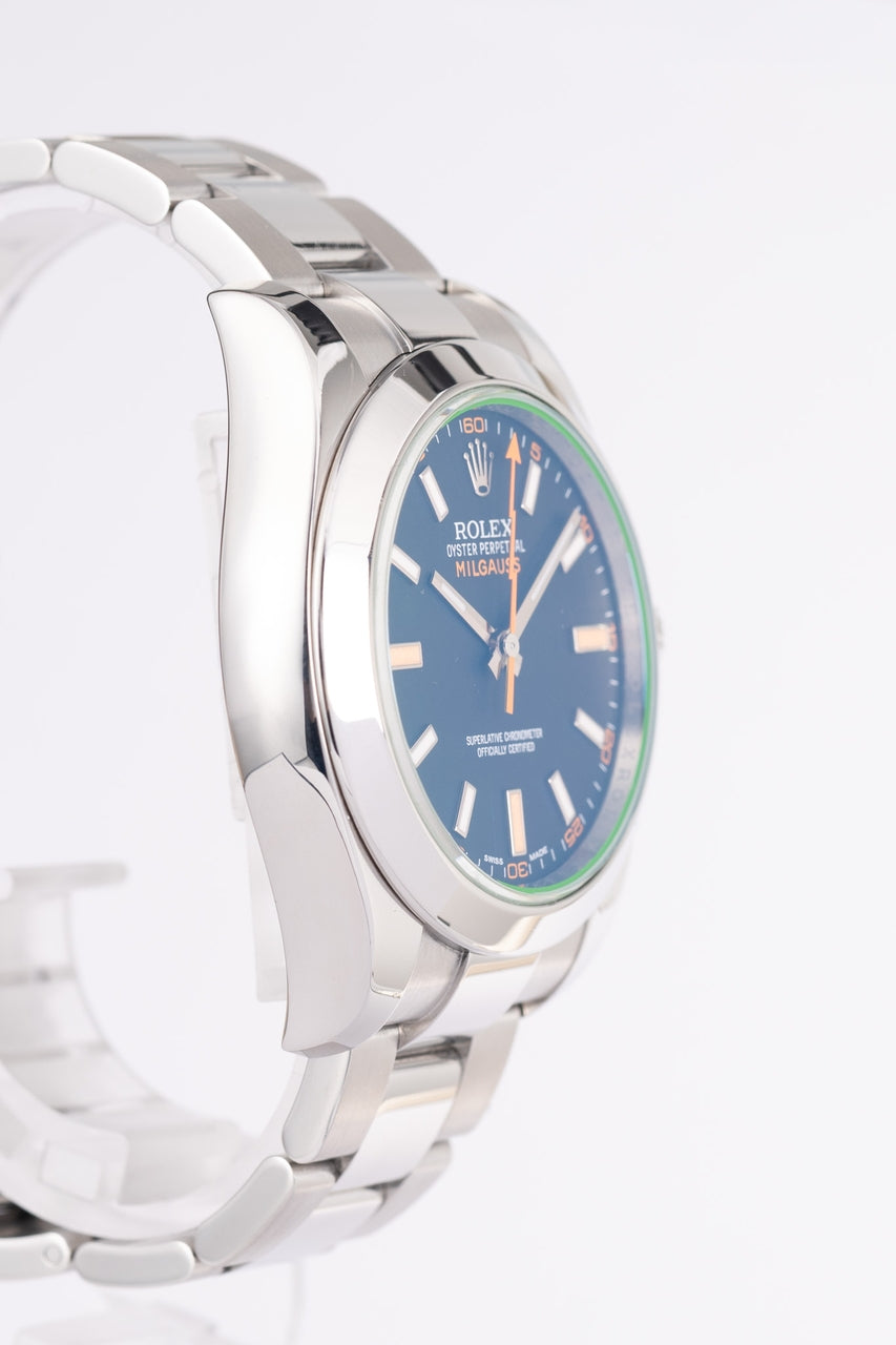 Rolex Milgauss Automatik Herrenuhr Schwarz None 116400GV - Detailansicht 1