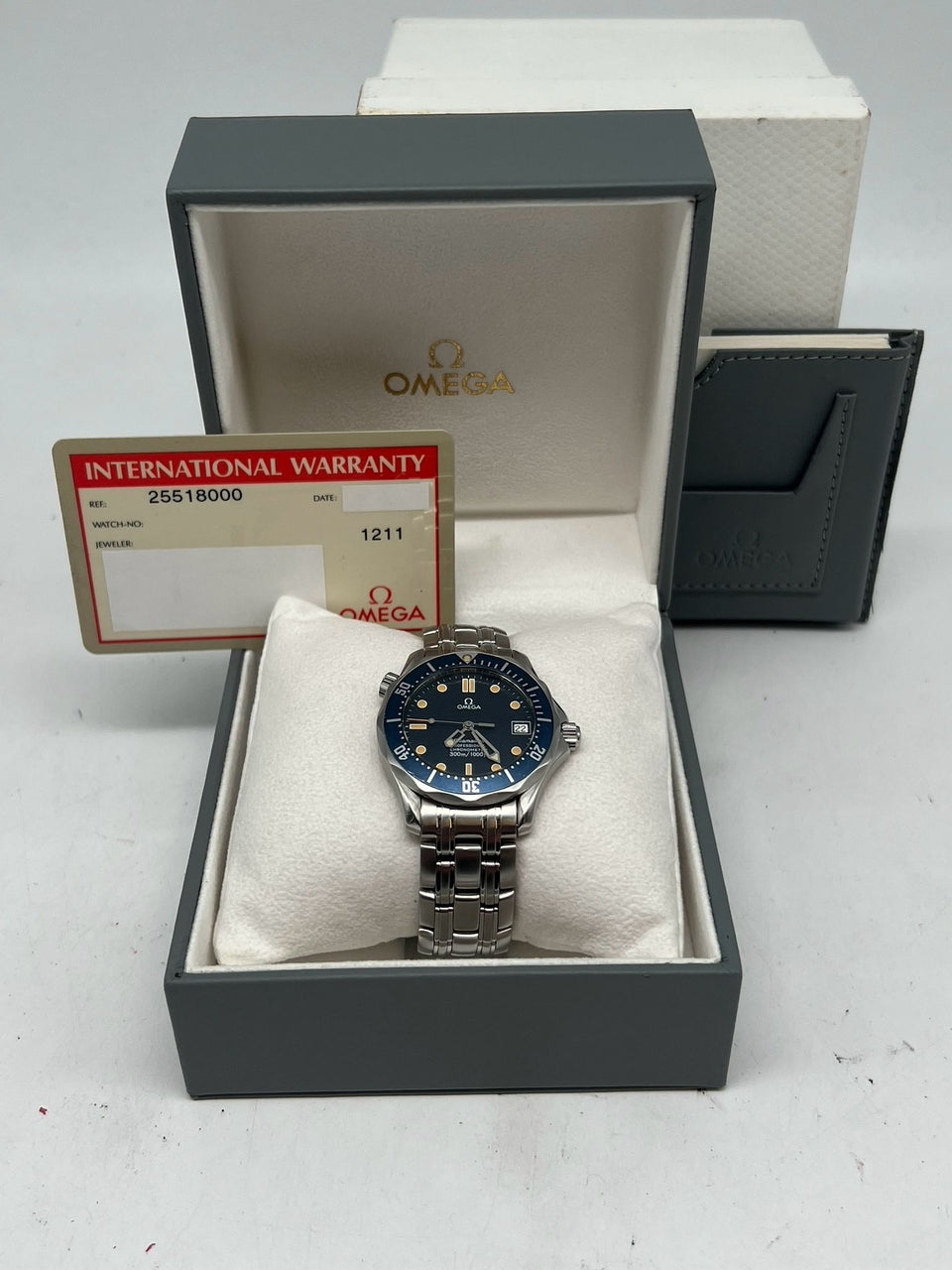 Omega Seamaster Diver 300M Automatik 36mm 25518000 - Papiere und oder Lieferumfang