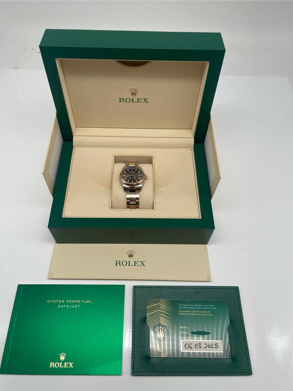 Rolex Datejust 31mm Automatik  278241 - Papiere und oder Lieferumfang