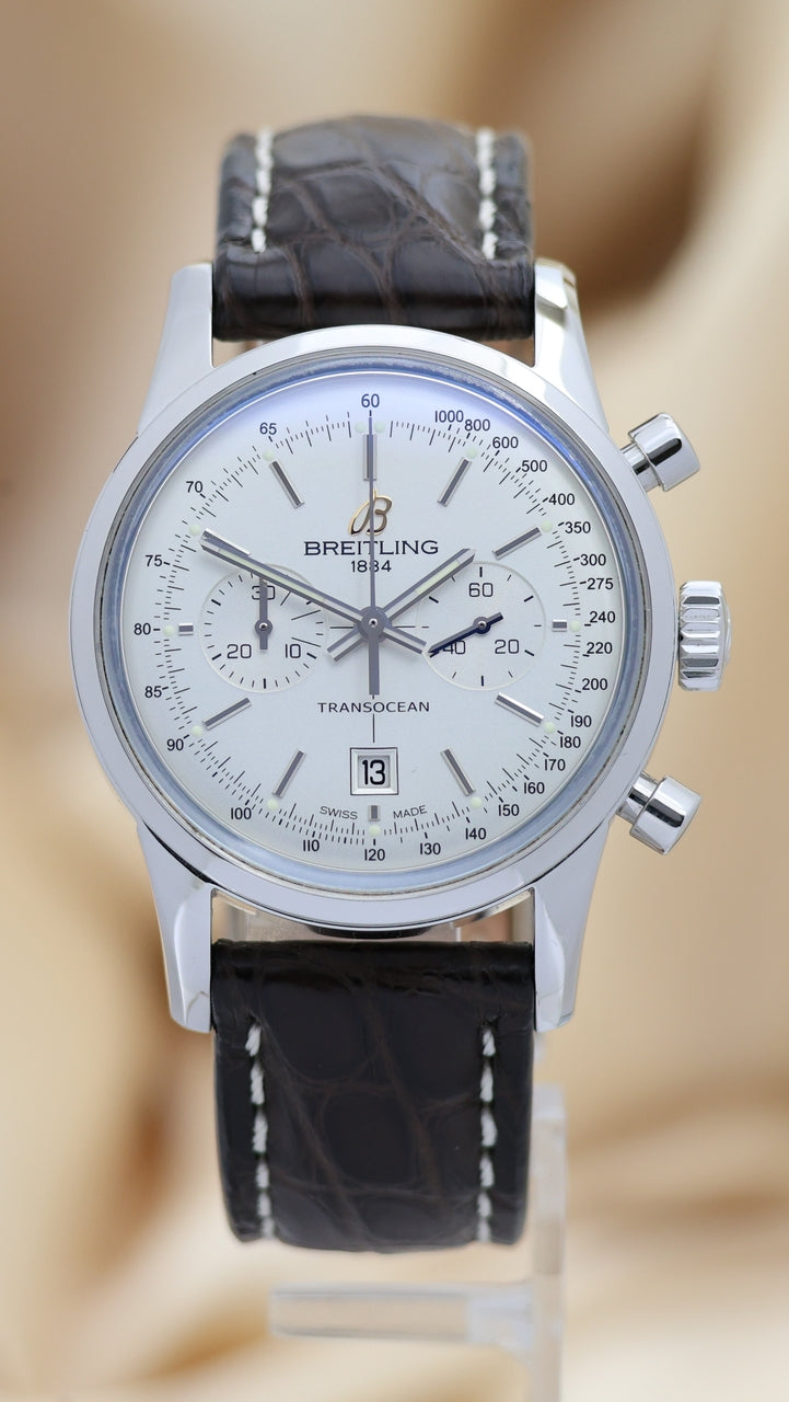 Breitling Transocean Chronograph 38mm Automatik A41310 - Thumbnail