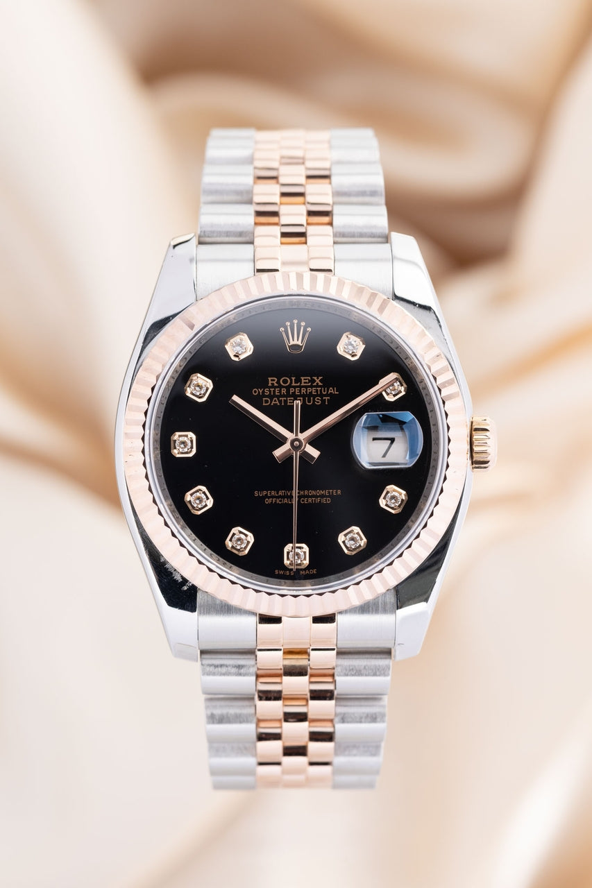 Rolex Datejust 36 "Diamond Dial" Stahl/Gold Automatik 116231 - Thumbnail