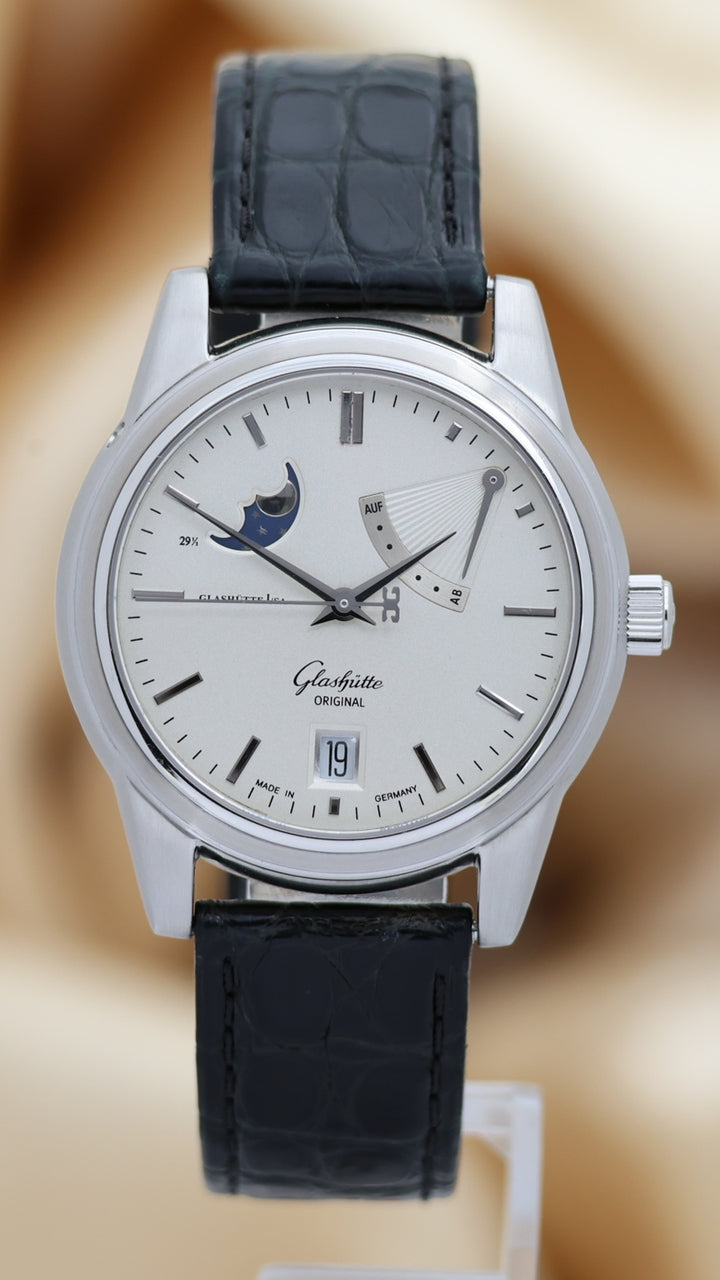 Glashütte Original Senator Auf und Ab 39mm Automatik 13944041204 - Thumbnail