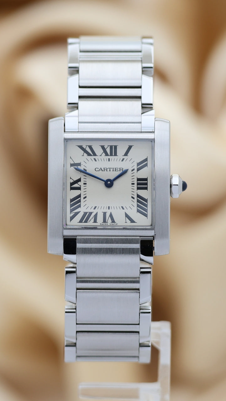 Cartier Tank Française Lady Quarz 25x30mm 3751 - Thumbnail