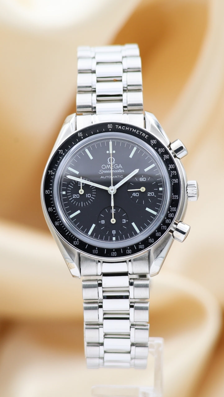Omega Speedmaster Reduced Automatik Herrenuhr Stahl 39mm 35395000 - Thumbnail