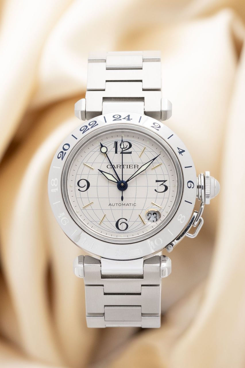 Cartier  Pasha C Meridian GMT Automatik  W31029M7 - Thumbnail