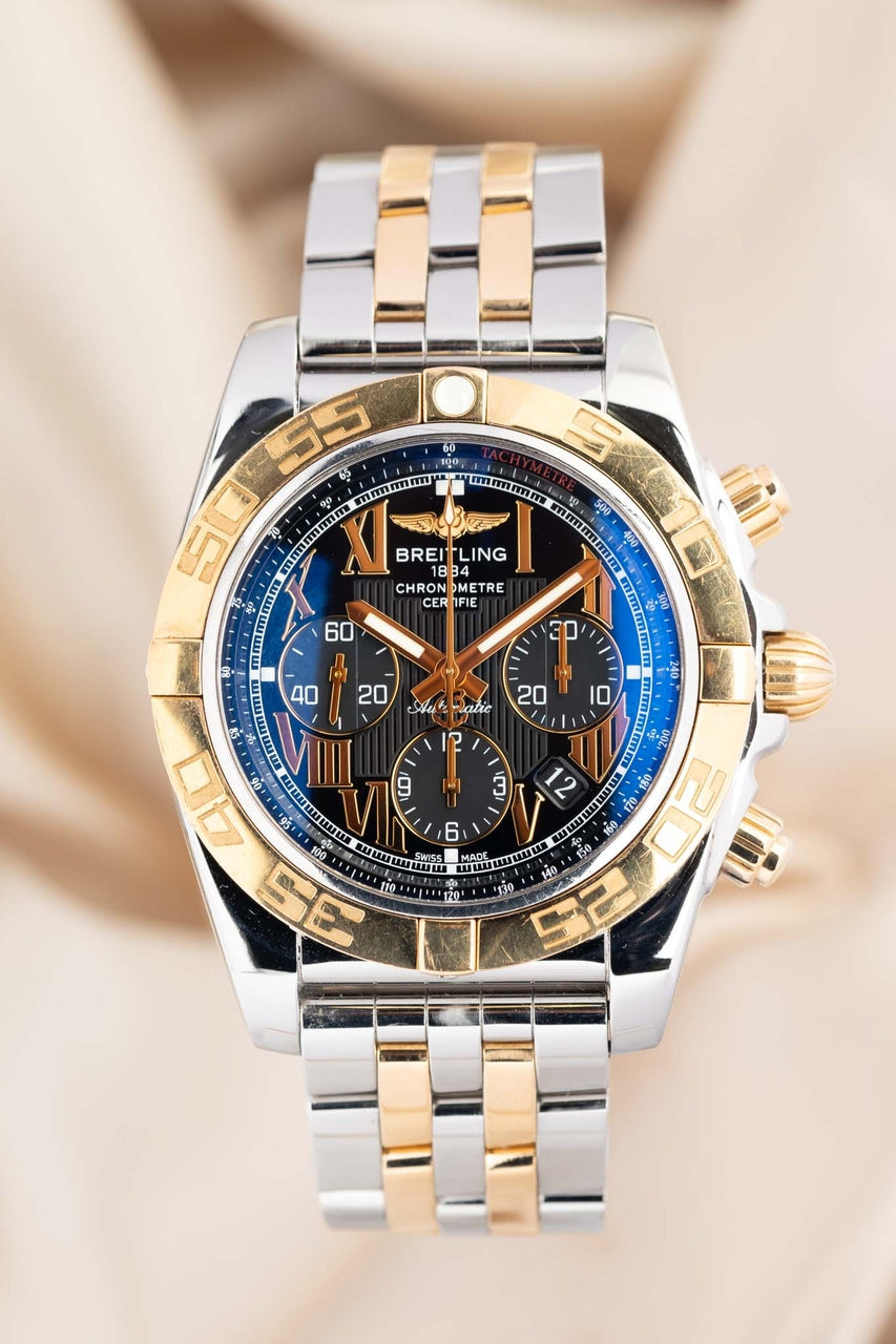 Breitling Chronomat 44 Stahl/Gold Automatik CB0110 - Thumbnail
