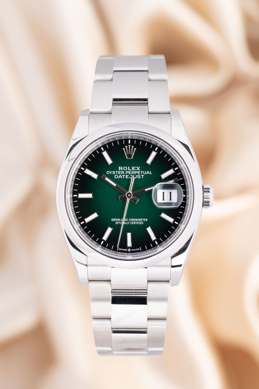 Rolex Datejust 36 Automatik Ombre Grün aus 2026 126200 - Thumbnail